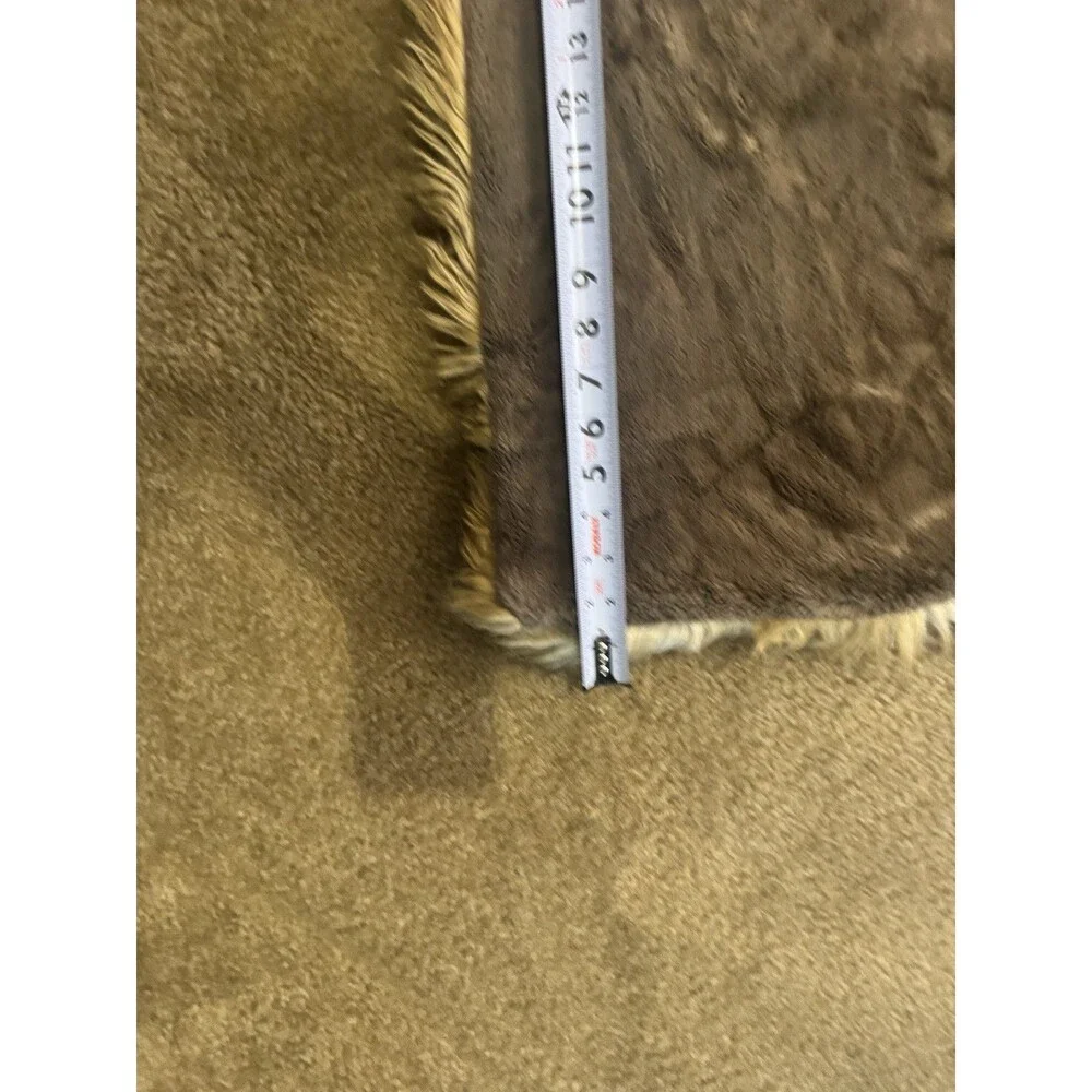 WILD MANNARED Throw  Blanket 58”X 58